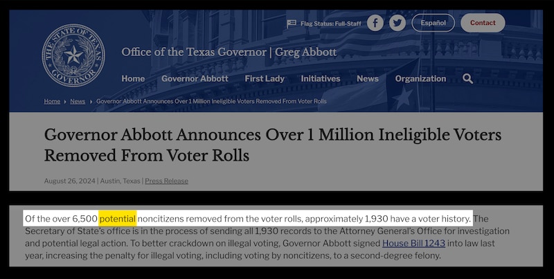 A screenshot of a press release.