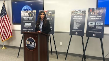 Kristi Noem’s hastily-arranged Arizona visit stokes rumors in wake of feds’ unprecedented actions