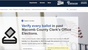 To improve transparency, one Michigan county will post every ballot online