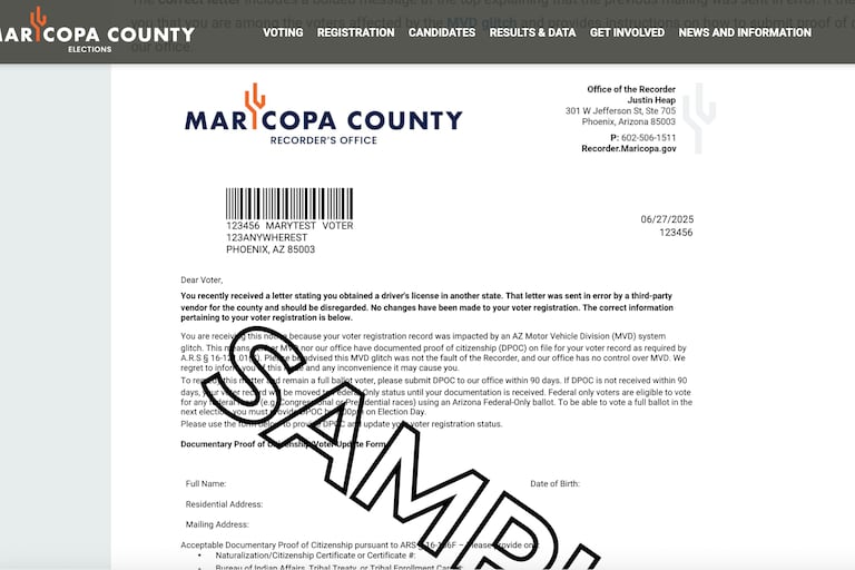 What Maricopa County voters should do if they get proof-of-citizenship request