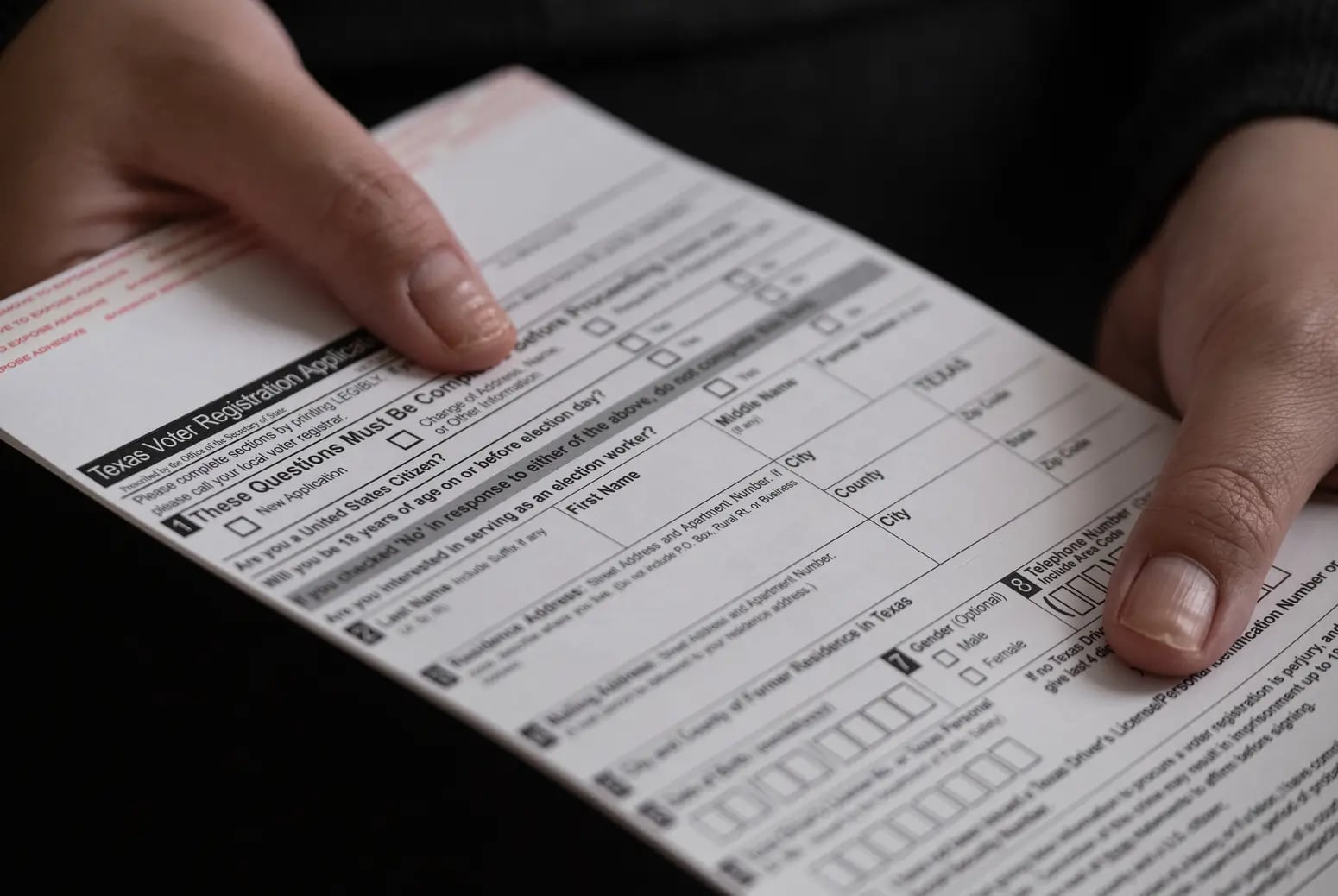 Texas has a new backlog of voter address updates due to another state error