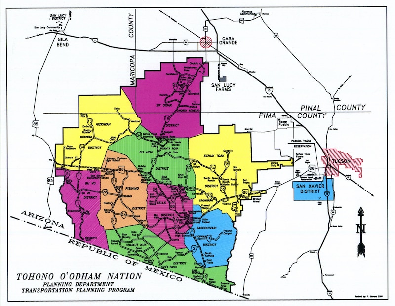 An illustration of a colorful map on a white background.