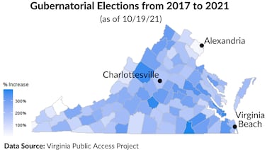 Graphic of the Week: Early voting takes off in Virginia