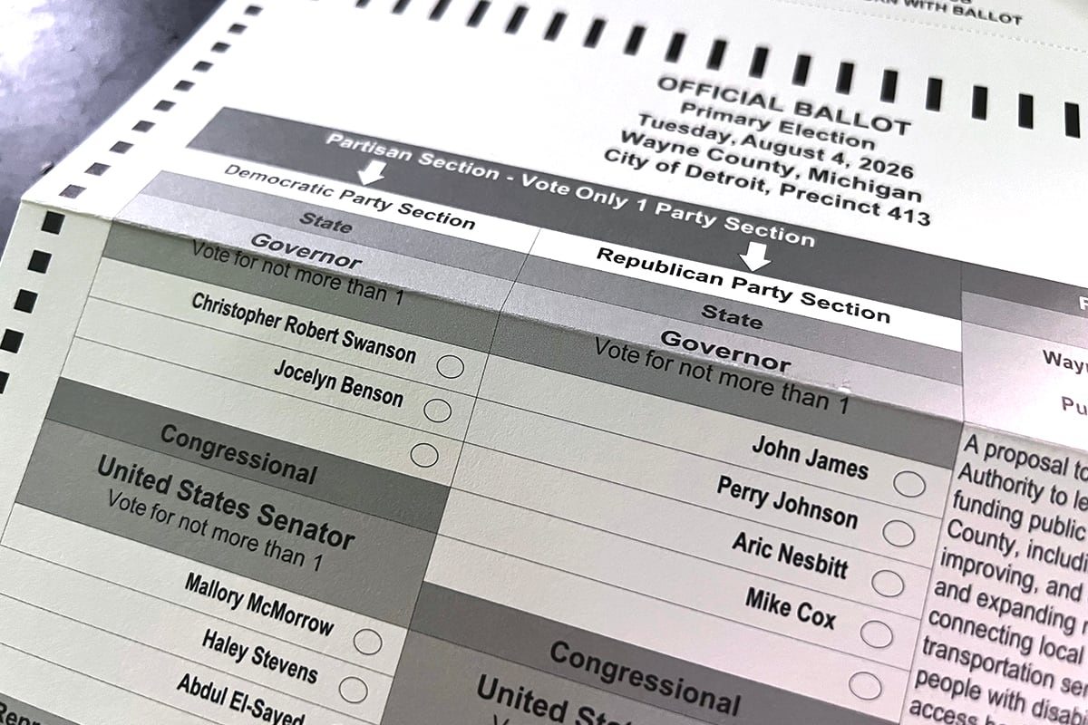 An official ballot