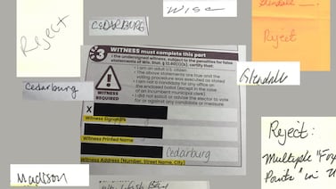 How inconsistent standards led to dozens of disenfranchised voters in a Wisconsin city